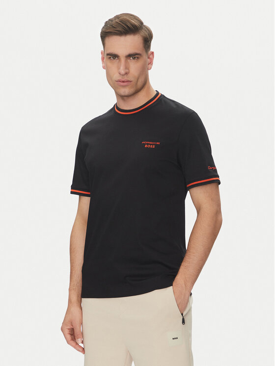 BOSS BOSS T-krekls C-Taut 197 50543341 Melns Regular Fit