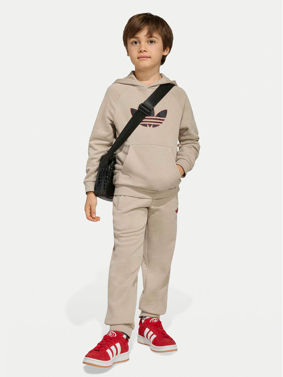 adidas adidas Спортивний костюм Graphic Trefoil KD5772 Бежевий Regular Fit