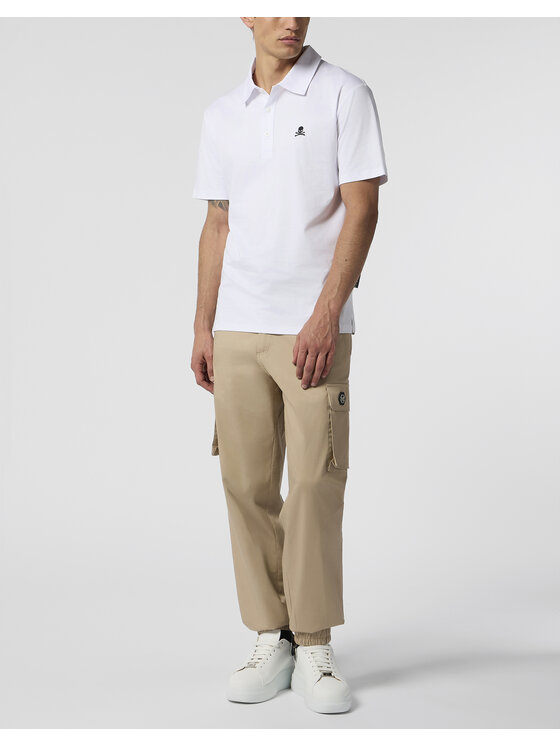 PHILIPP PLEIN PHILIPP PLEIN Spodnie cargo 29927 Beżowy Cargo Fit