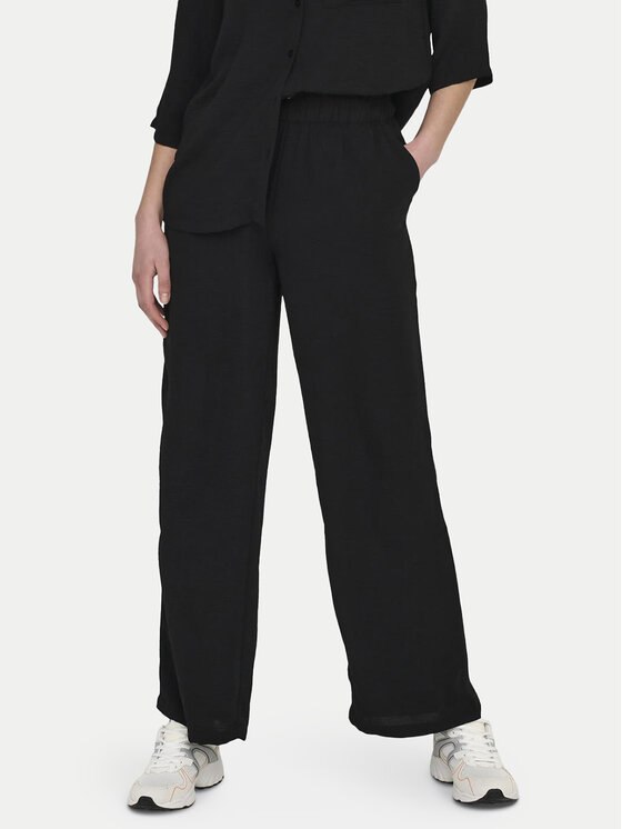 JDY JDY Pantaloni din material Divya 15271184 Negru Regular Fit