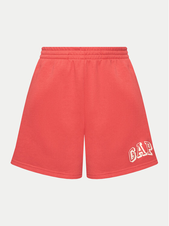 Gap Gap Športové kraťasy 885590-02 Koralová Relaxed Fit