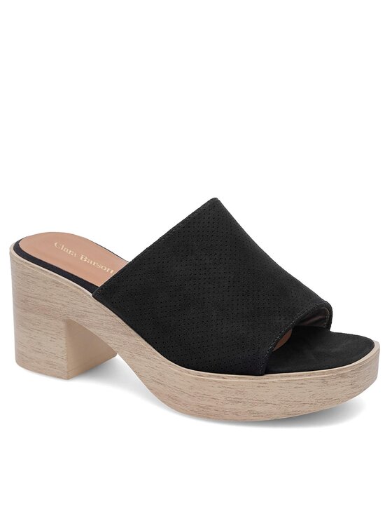Clara Barson Clara Barson Pantoletten WS2P227-03 Schwarz