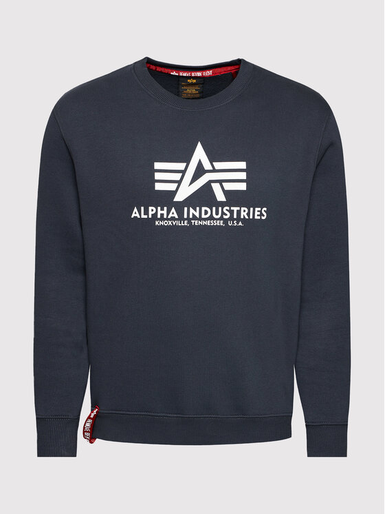 Alpha Industries Alpha Industries Mikina Basic 178302 Tmavomodrá Regular Fit