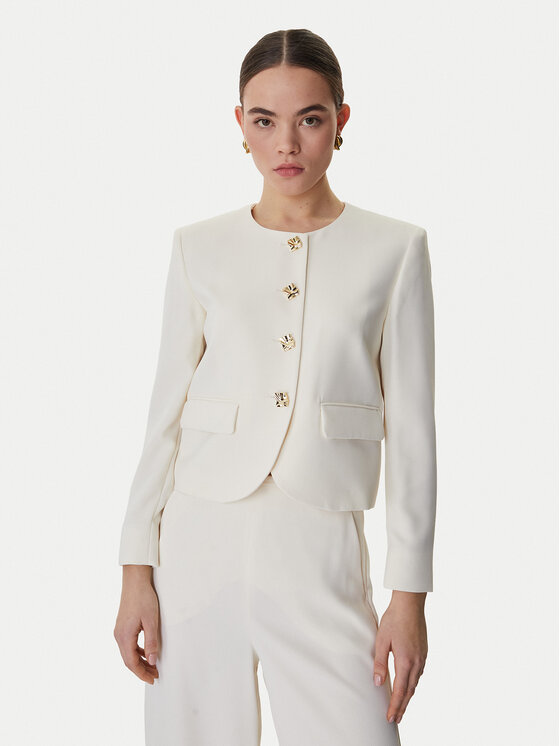 Marella Marella Сако Falesia 2613041063 Екрю Regular Fit