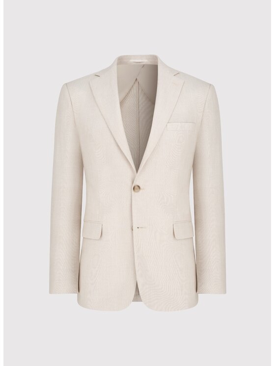 Pako Lorente Pako Lorente Marynarka P25SF-3G-023 Beżowy Slim Fit