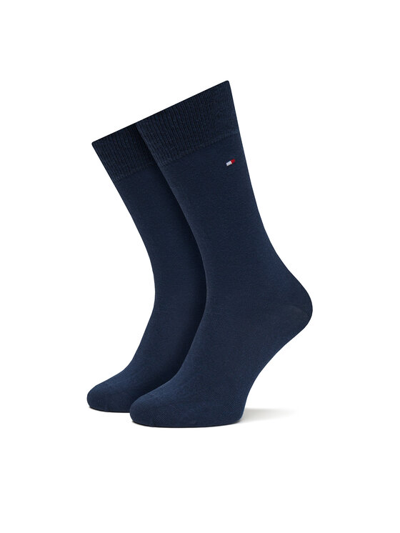Tommy Hilfiger Tommy Hilfiger 2 vīriešu augsto zeķu pāru komplekts 100001496 Zils
