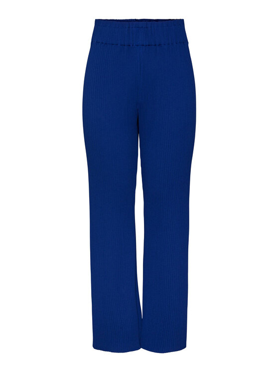 YAS YAS Παντελόνι υφασμάτινο 26028051 Μπλε Regular Fit
