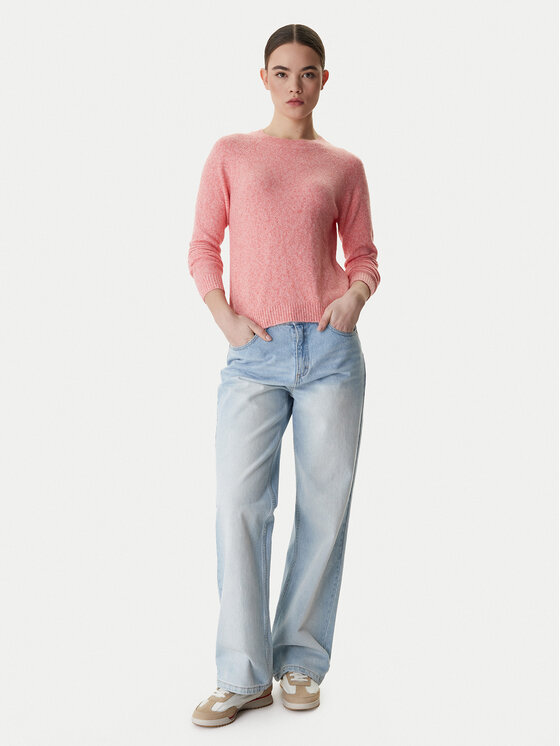 Vero Moda Vero Moda Sweter Doffy 10201022 Koralowy Regular Fit