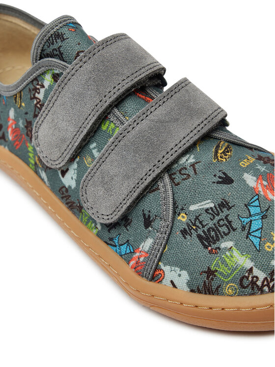 Froddo Froddo Пантофи Barefoot Canvas G1700390-1 D Сив