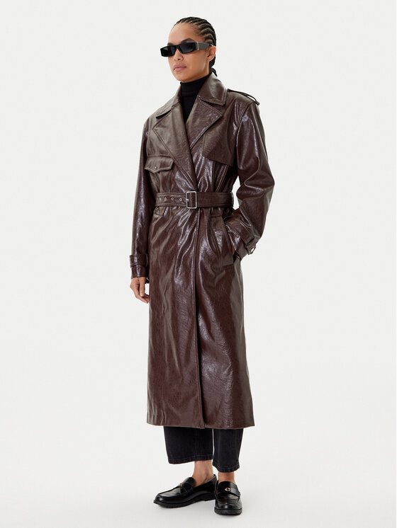 HUGO HUGO Übergangsmantel Malitte-1 50542286 Braun Relaxed Fit