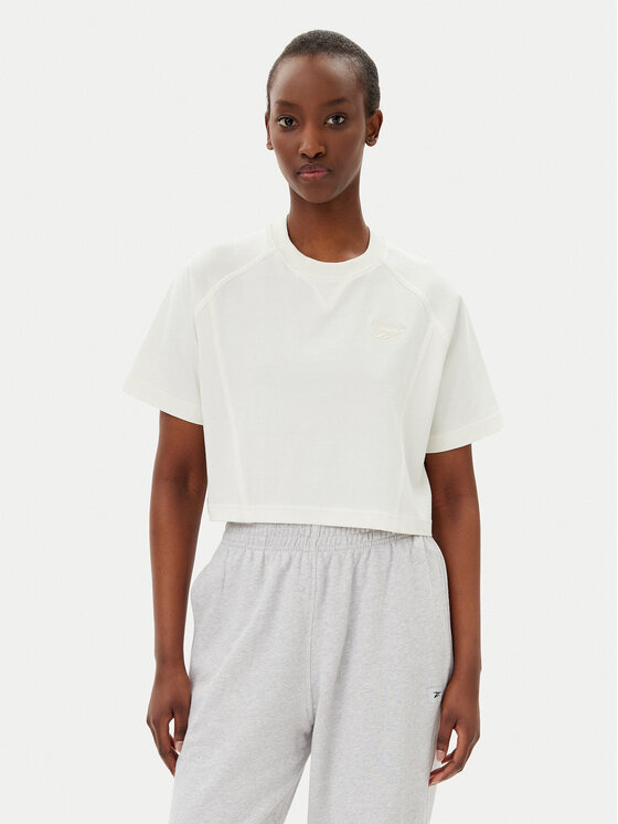 Reebok Reebok Póló 100214091 036-90-02 Ekru Regular Fit
