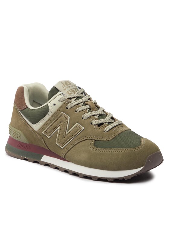 new balance marron doré