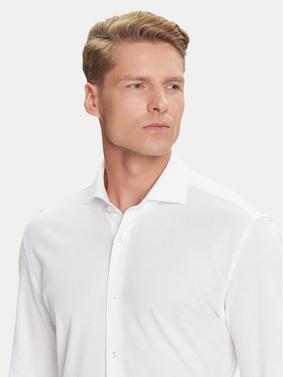 BOSS BOSS Koszula P-Hank 50527675 Biały Slim Fit
