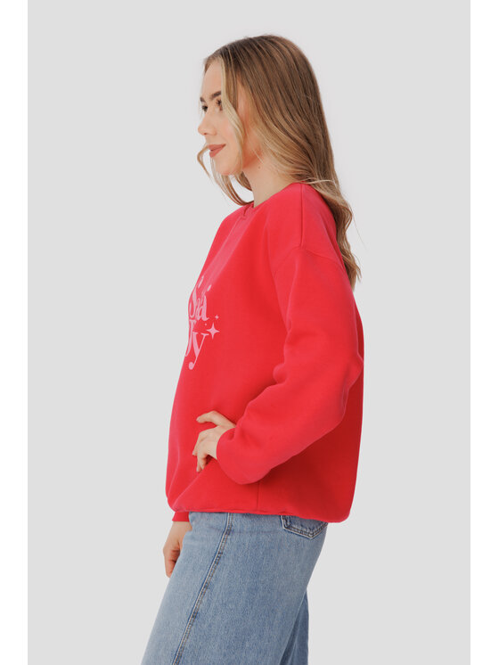 LAURELLA LAURELLA Mikina Laurella 1TU032601 Červená Regular Fit