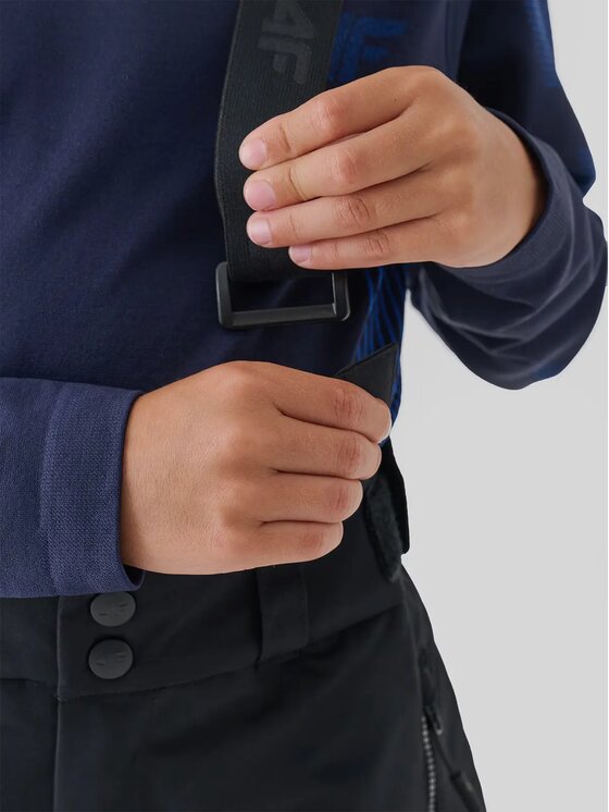 4F 4F Pantaloni da sci 4FJWAW24TFTRM656-20S Nero Regular Fit
