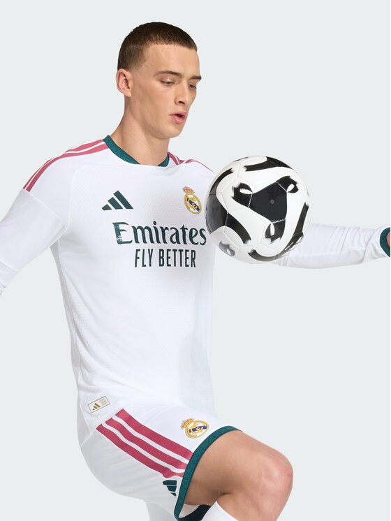 adidas adidas Koszulka techniczna 169957 Biały Slim Fit