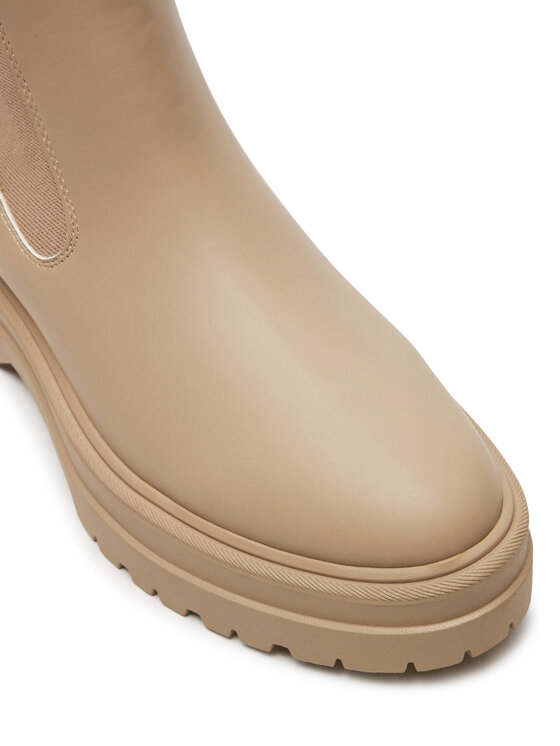 Tommy Hilfiger Tommy Hilfiger Klassische Stiefeletten Chelsea FW0FW08162 Beige