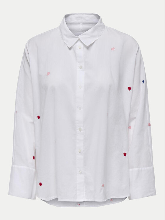 ONLY ONLY Camicia 15283743 Bianco Box Fit
