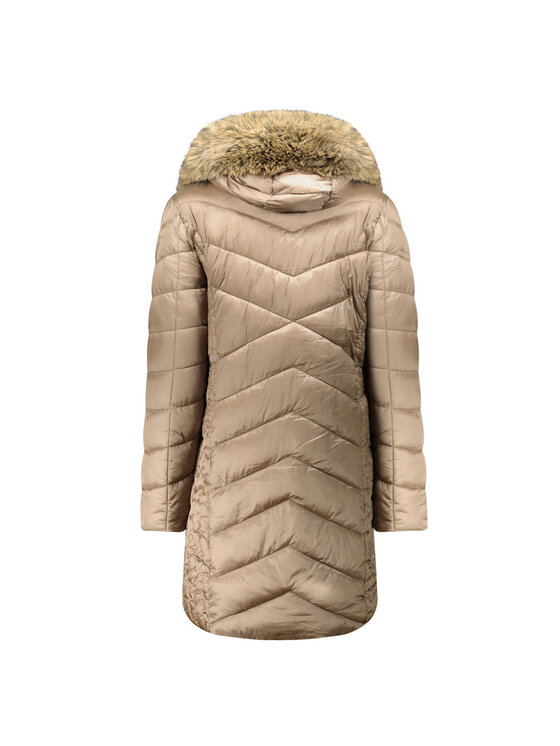 Geographical Norway Geographical Norway Parka WZ7487F/GN-TAUPE Beżowy Fitted Fit