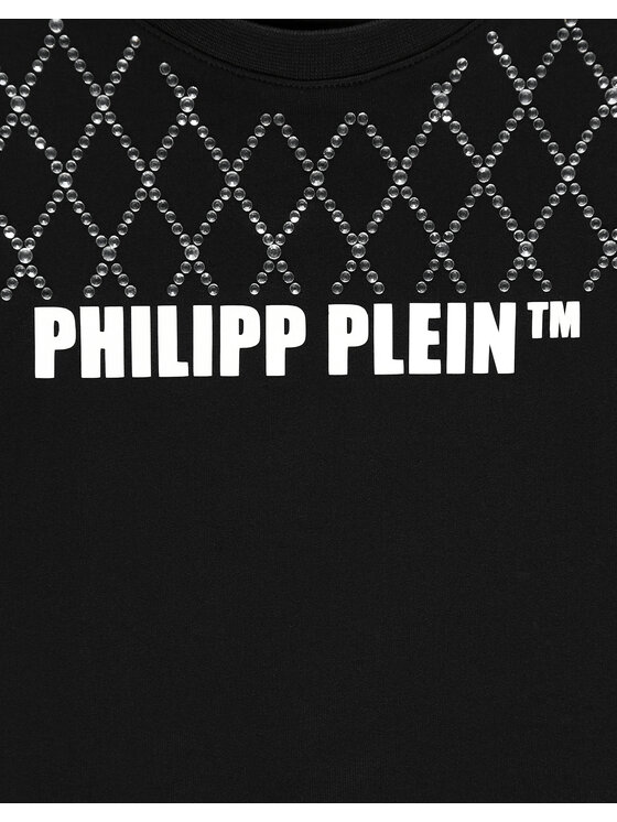 PHILIPP PLEIN PHILIPP PLEIN Bluza 30400 Czarny Regular Fit