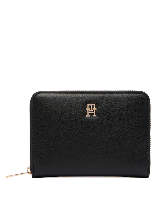 Tommy Hilfiger Tommy Hilfiger Σετ Πορτοφόλι & Μπρελόκ Th Gifting Med Za + Charm AW0AW18955 Μαύρο