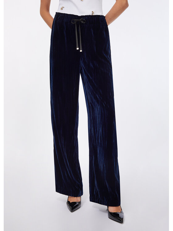 Liu Jo Liu Jo Pantaloni di tessuto CF5404T094A94028 Celeste Regular Fit