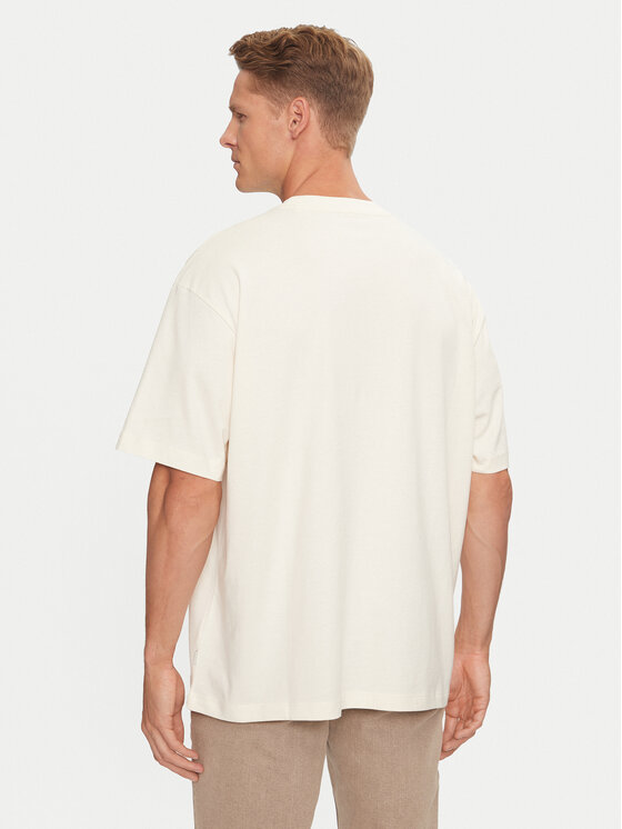 Guess Guess Tričko M4BI78 K8FQ4 Écru Oversize