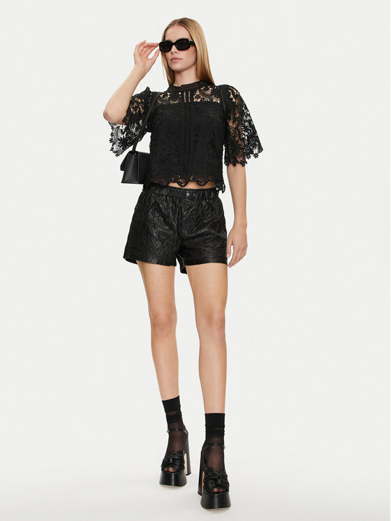 Morgan Morgan Blusa 241-OGRAF Nero Regular Fit