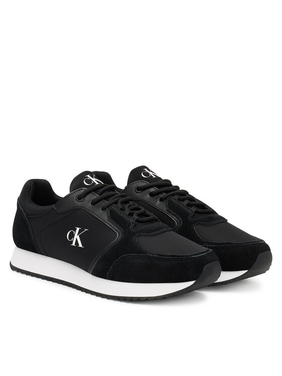 Calvin Klein Jeans Calvin Klein Jeans Sneakers Runner Laceup Sock Mg Nylon Mix YW0YW01644 Negru