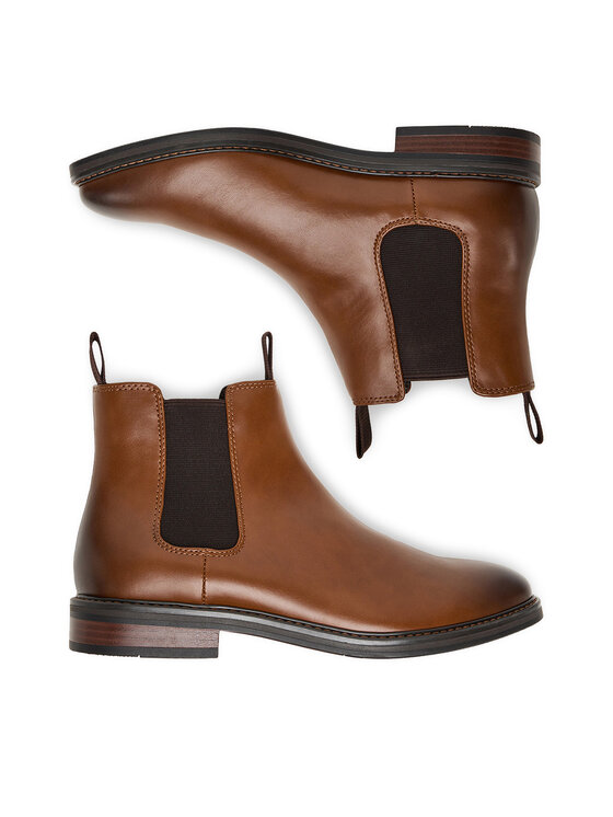Lanetti Lanetti Klassische Stiefeletten CEO-1853 124AM Braun
