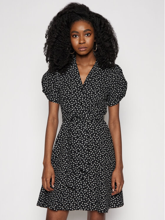 DKNY DKNY Haljina za svaki dan DD1AM48A Crna Regular Fit