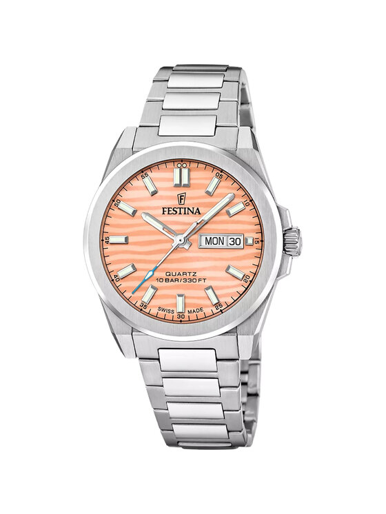 Festina Festina Zegarek F20073-7 Srebrny