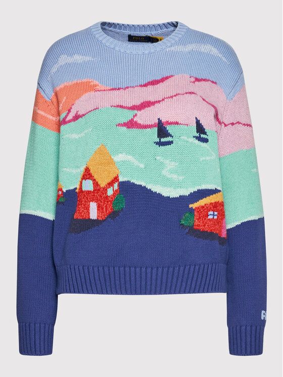 Polo Ralph Lauren Polo Ralph Lauren Sweter 211856729001 Kolorowy Regular Fit