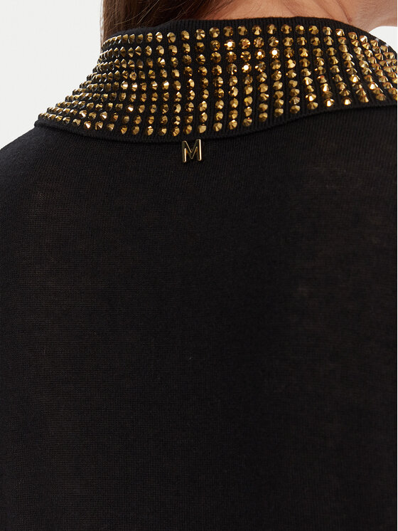 LOLA CASADEMUNT LOLA CASADEMUNT Pulover MF2511006 Črna Regular Fit