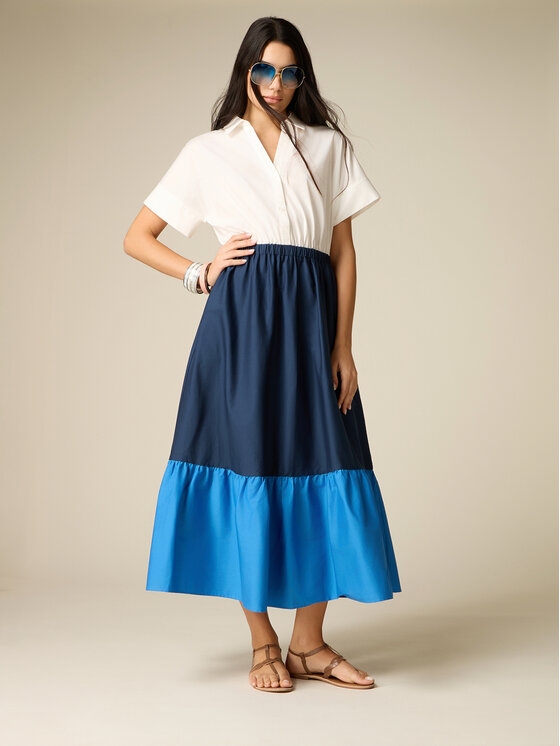 Oltre Oltre Abito da sera 7702J000934N0Z4 Blu A-Line Fit