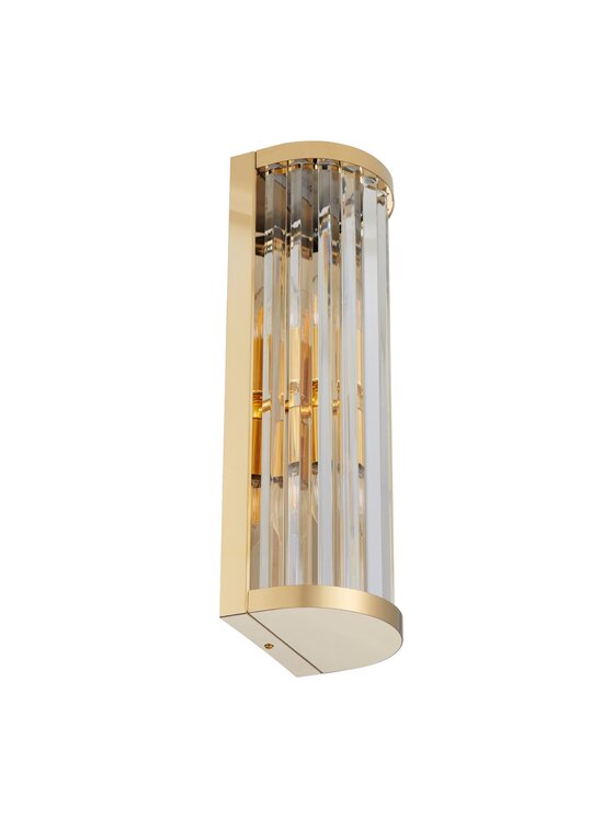 MIAhome MIAhome Kinkiet Lampa ścienna EXELLENT kryształowa złota 45 cm Złoty