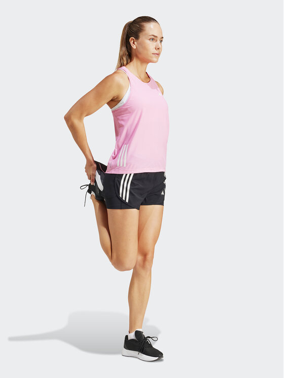 adidas adidas Тениска от техническо трико Own The Run IN2963 Розов Regular Fit