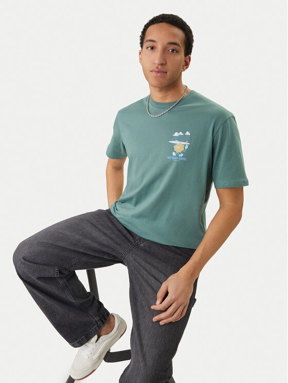Billabong Billabong Tričko Gimmicks EBYZT00363 Zelená Regular Fit
