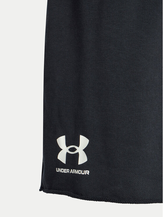 Under Armour Under Armour Szorty sportowe UA Rival Terry 1382427 Czarny Regular Fit
