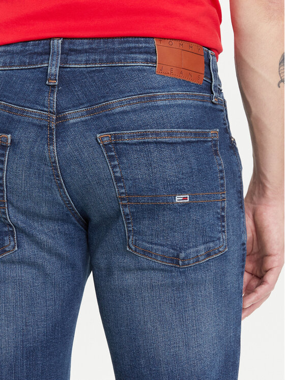 Tommy Jeans Tommy Jeans Jeansy Scanton DM0DM21890 Granatowy Slim Fit