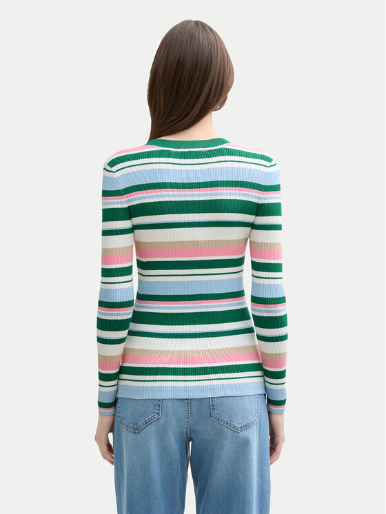 Tom Tailor Denim Tom Tailor Denim Sweater 1045615 Színes Slim Fit