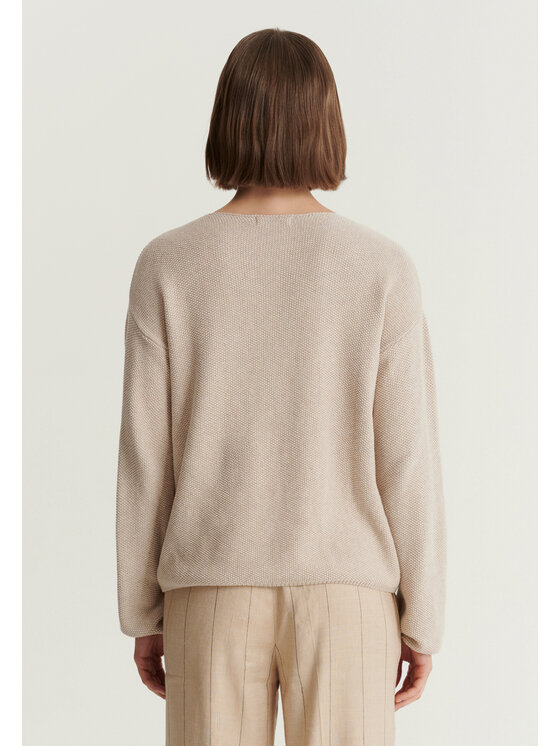 TATUUM TATUUM Sweter MAKSO Beżowy Classic Fit
