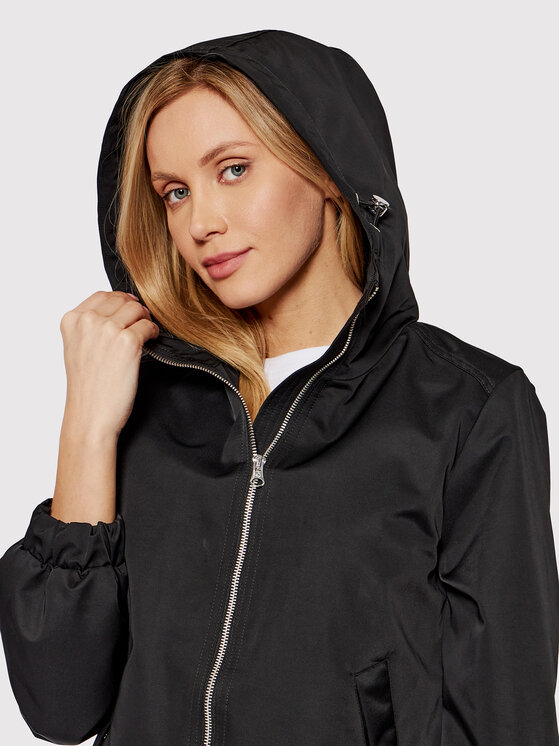 Giacca impermeabile 28HHDN008 Nero Regular Fit