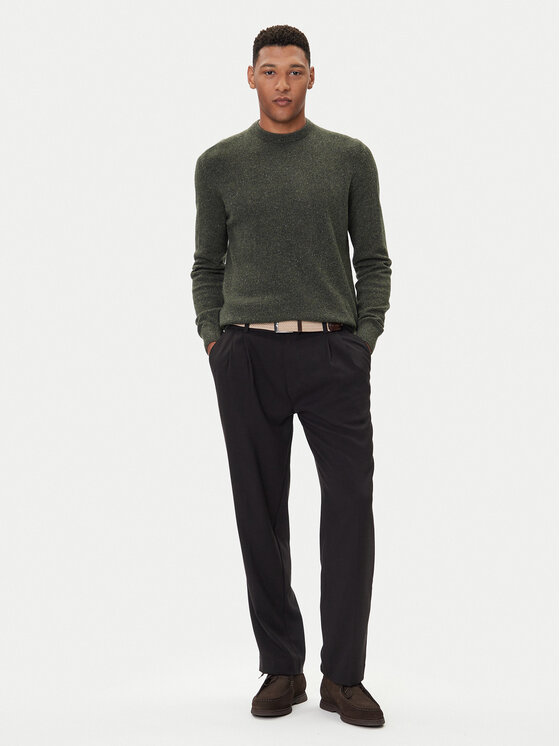Barbour Barbour Džemper Essential Tisbury MKN0844GN79 Zelena Regular Fit