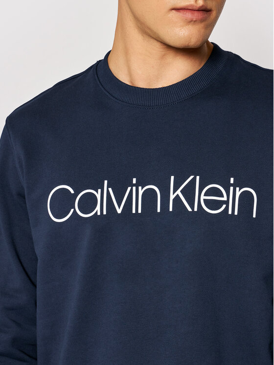 Calvin Klein Calvin Klein Mikina Logo K10K104059 Tmavomodrá Regular Fit