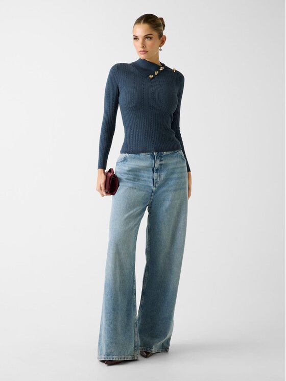 Guess Guess Светр W6RR07 Z2YK2 Голубий Regular Fit