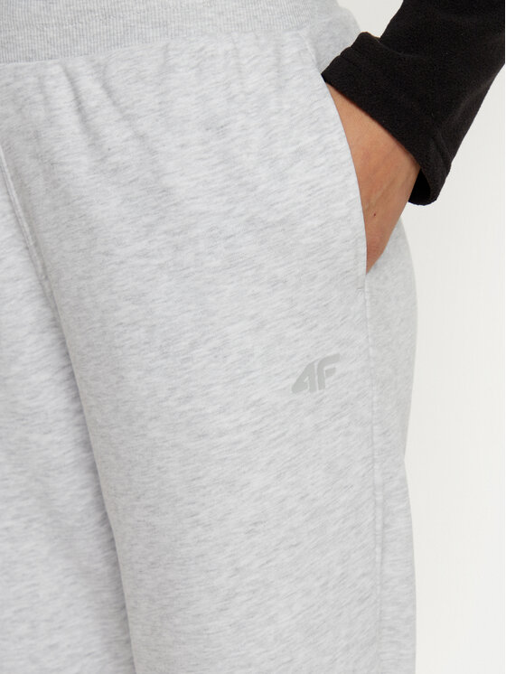 4F 4F Долнище анцуг 4FWMM00TTROF0945 Сив Regular Fit