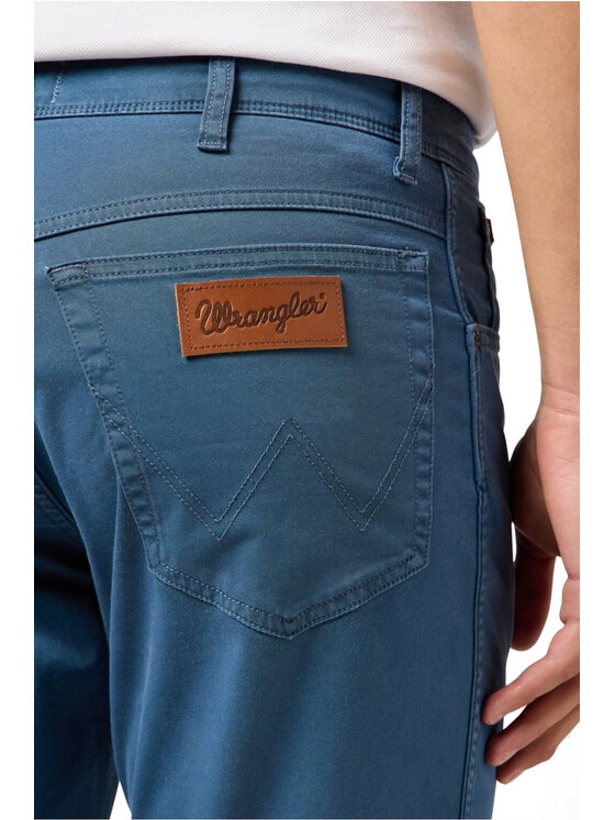 Wrangler Wrangler Jeansy TEXAS SLIM Niebieski Slim Fit