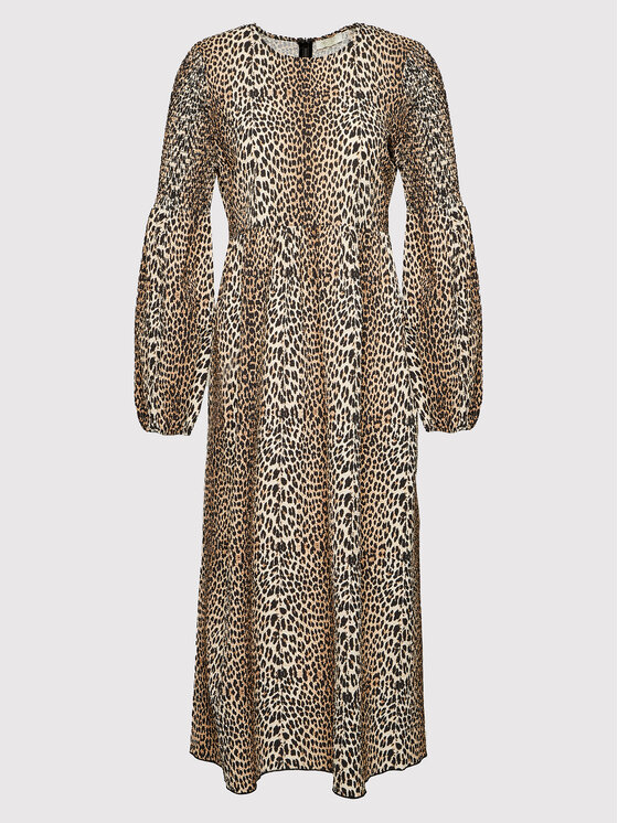 Notes Du Nord Notes Du Nord Igapäevane kleit Bella 12508 Pruun Regular Fit