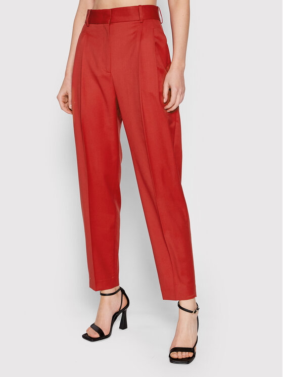 Fabiana Filippi Fabiana Filippi Chinos PAD272W355 Piros Regular Fit